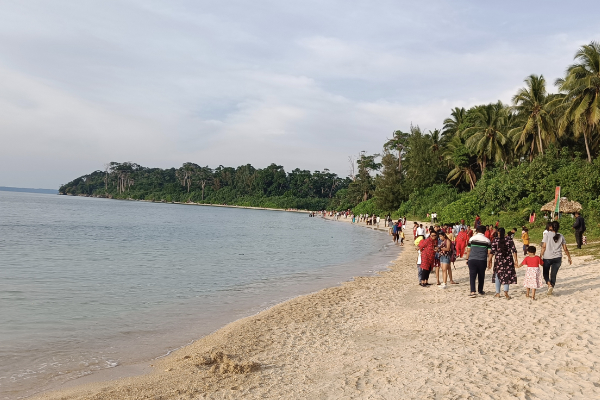 Wandoor Beach coastline